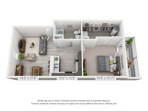 One Bedroom Apartment